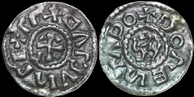 Karel de Grote. Zilver Denier