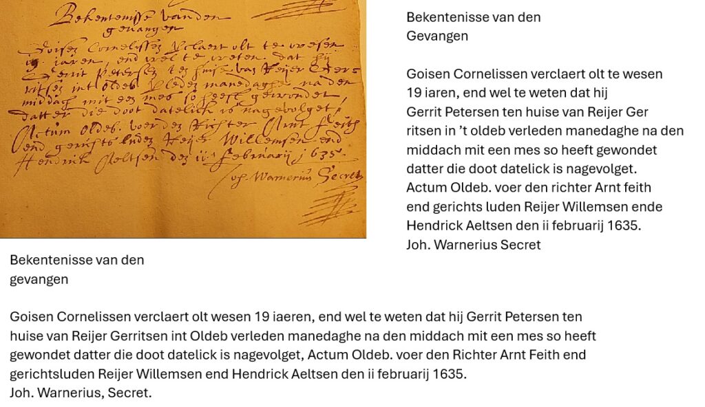 transcriptie tarieven overzicht en informatie